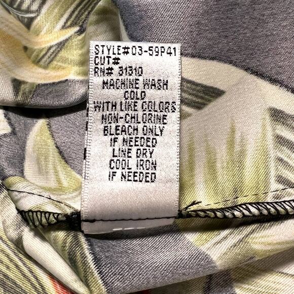 Dressbarn Tropical Palm Leaves Floral Sheath Dress Size 8 Multicolor Stretchy - Picture 11 of 12